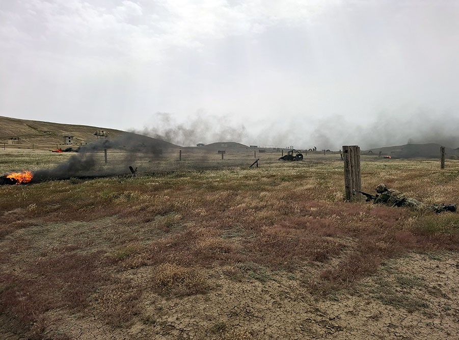 XTQ döyüş hazırlığı üzrə məşqlər keçdi+ FOTOLAR