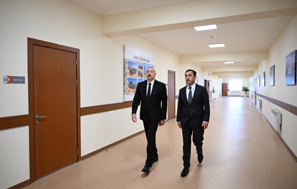 Prezident “Talıstan” liseyinin açılışında- FOTOLAR