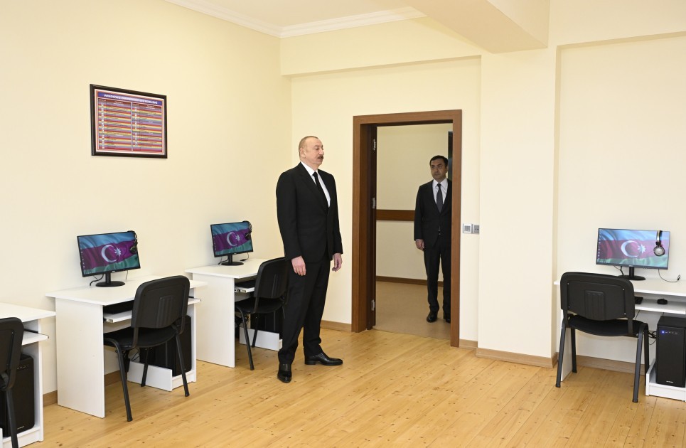 Prezident “Talıstan” liseyinin açılışında- FOTOLAR