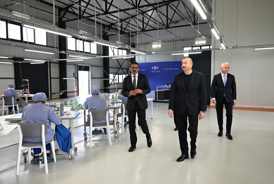 İlham Əliyev Laçında iki fabrikin açılışını etdi -FOTOLAR + Yenilənib
