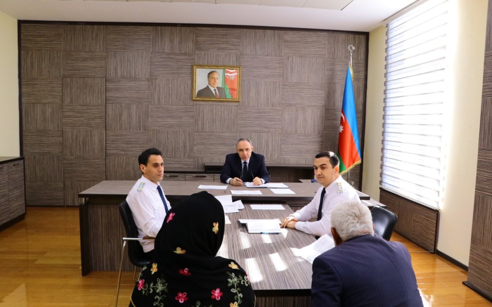 Baş prokuror Lənkəranda vətəndaşları qəbul etdi -FOTOLAR