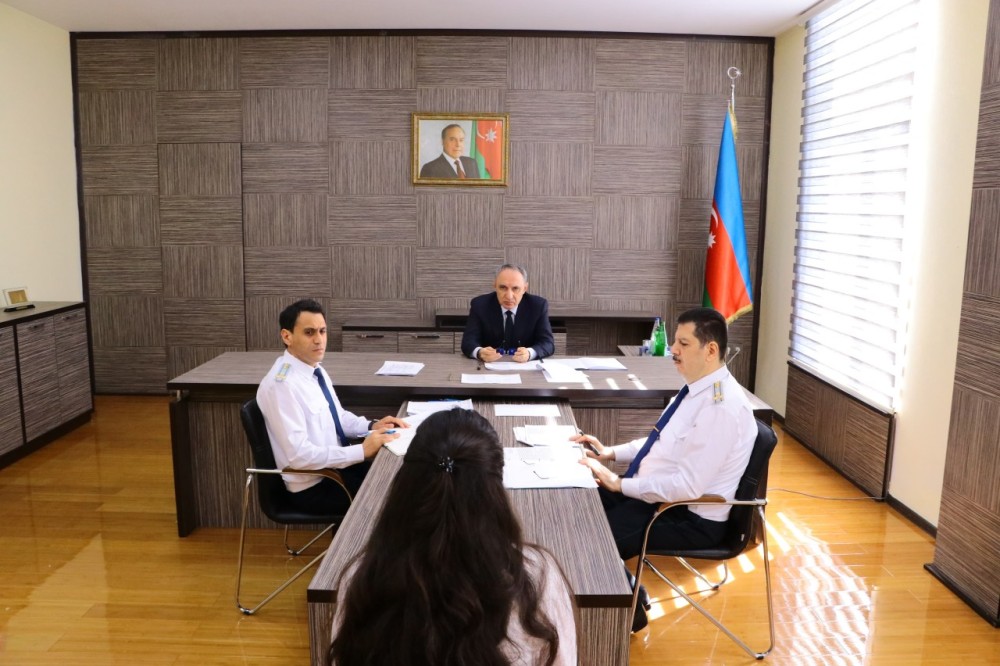 Baş prokuror Lənkəranda vətəndaşları qəbul etdi -FOTOLAR