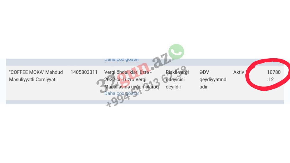 Bakıdakı məşhur "Cofffe Moka"nın vergi borcu üzə çıxıb/ FOTO