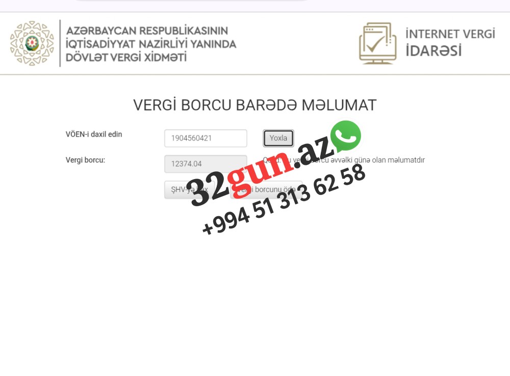 “REGİON MÜHƏNDİSLİK” MMC-nin vergi borcu yaranıb/ FOTO