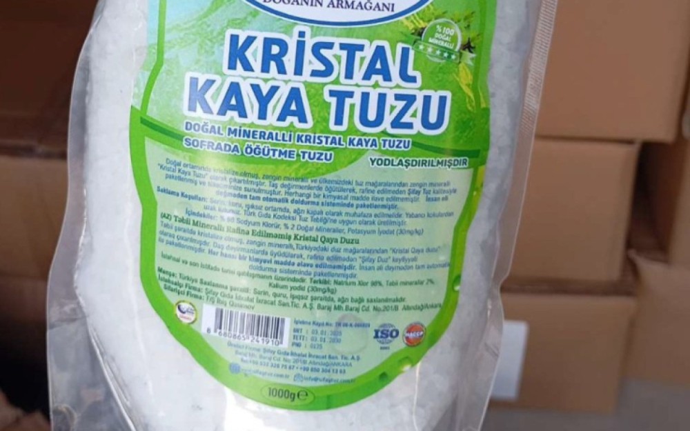 İtaliyadan və Türkiyədən gətirilən duzda uyğunsuzluq aşkarlandı -FOTOLAR