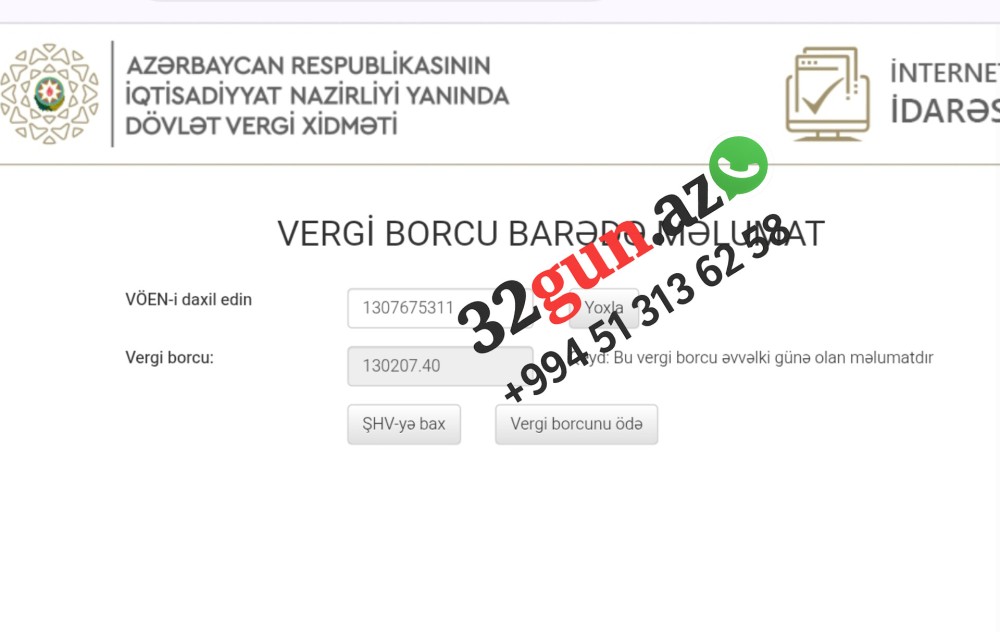 "SUNAY SM COMPANY" MMC-nin 130 min manatlıq vergi borcu var- Direktoru görün kimdir/FOTO