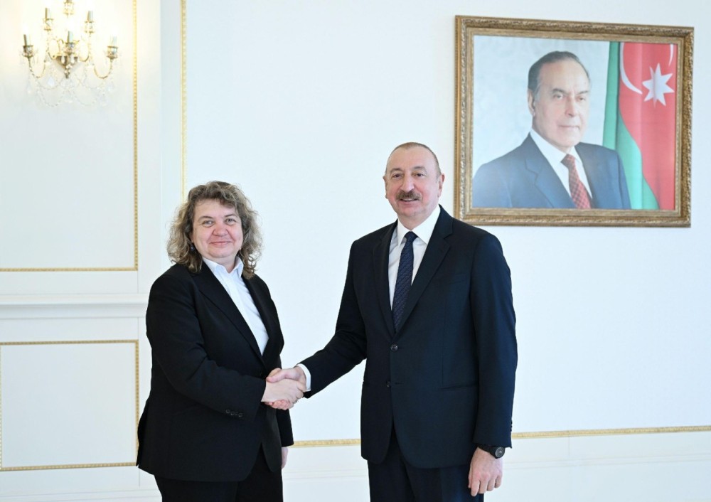 İlham Əliyev Nataliya Kiselovanı qəbul etdi -FOTOLAR