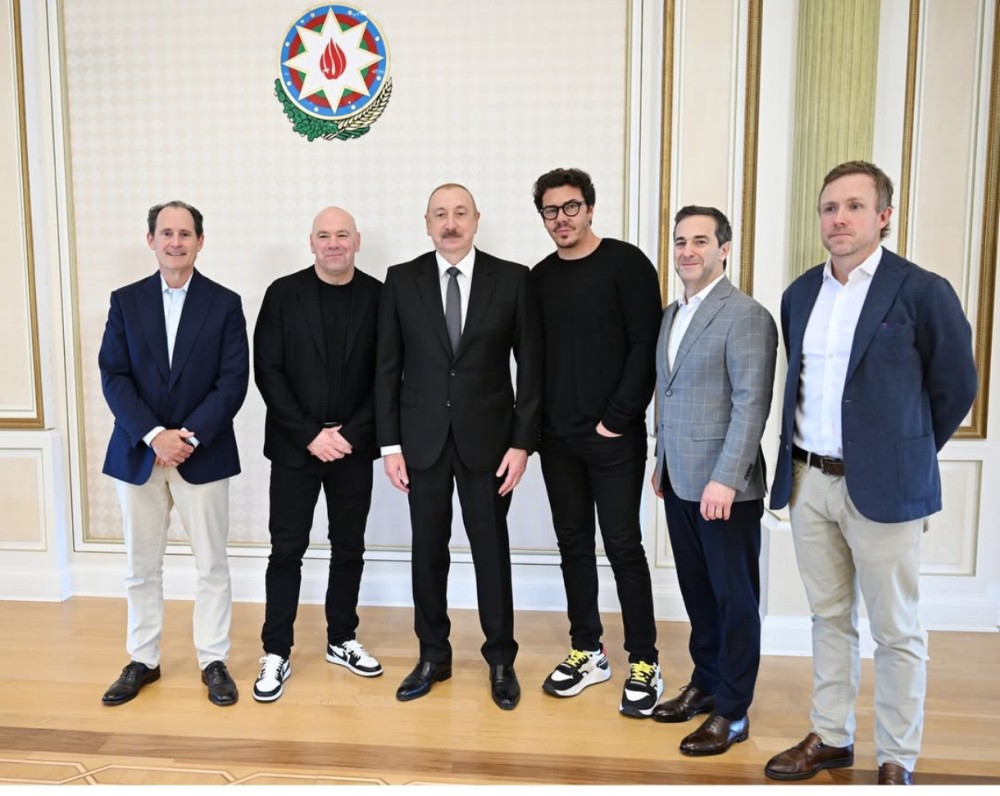 Prezident İlham Əliyev UFC-nin prezidentini qəbul etdi