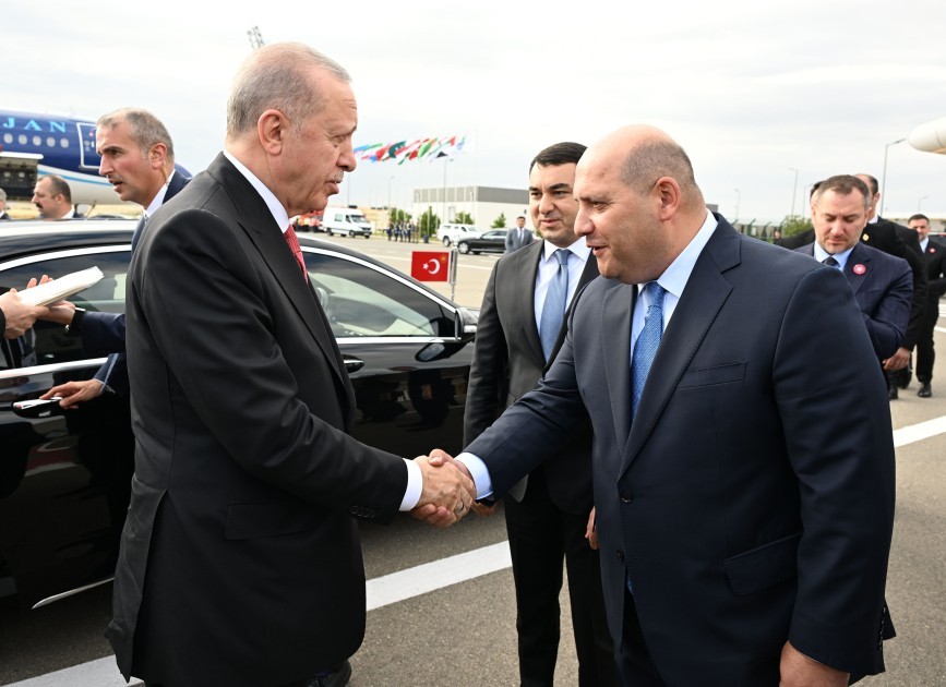 Ərdoğanın Azərbaycana səfəri başa çatdı -FOTOLAR