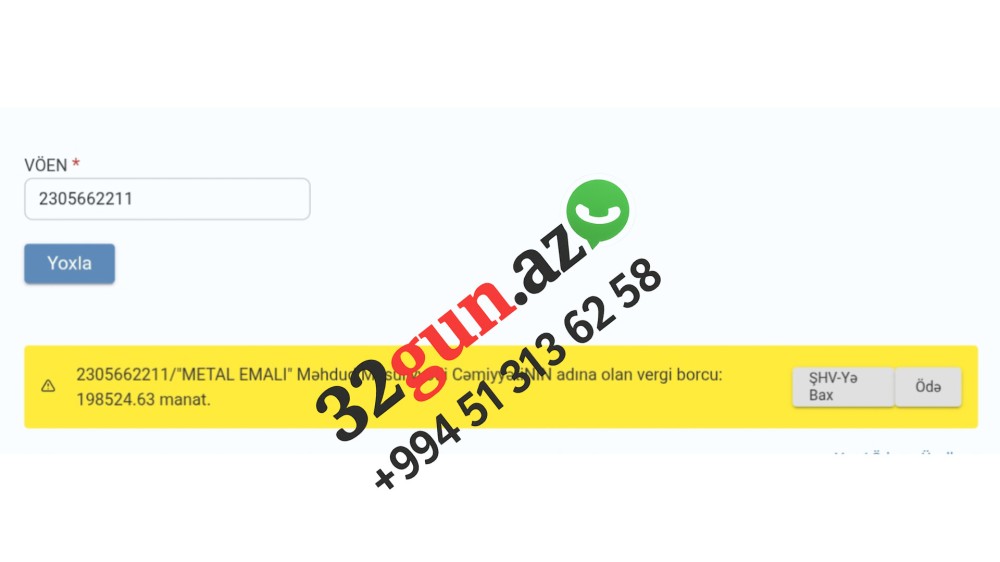 Məşhur zavodun vergi borcu 198 min manatı ötdü- FOTO