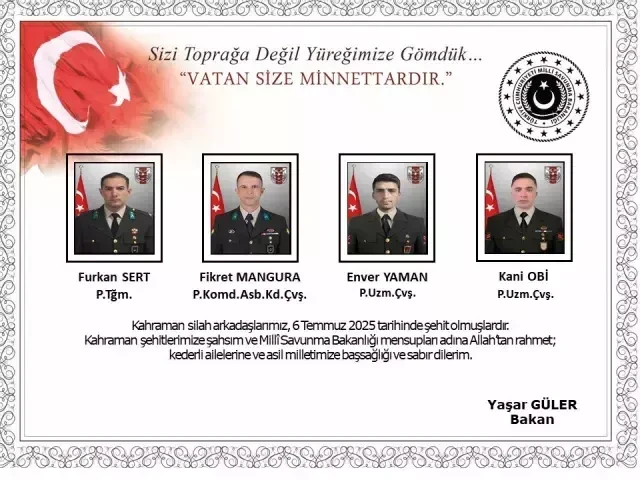 Türk hərbçilər 2 dəqiqə arayla şəhid olublar - Təfərrüat (FOTOLAR)