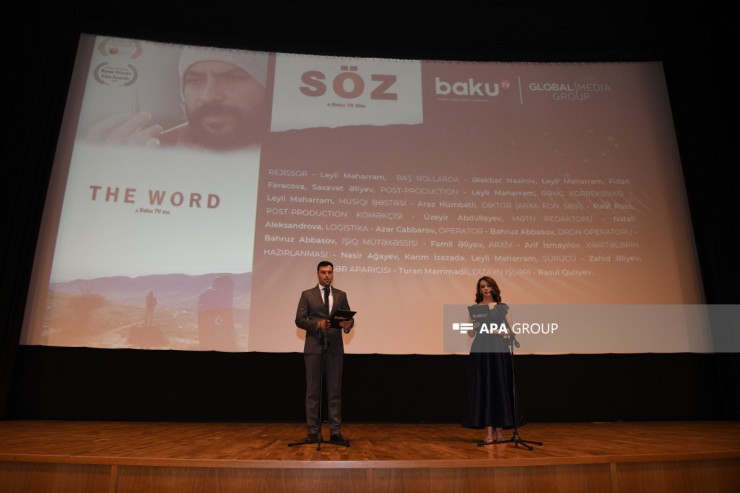 Baku TV-nin istehsal etdiyi “Söz” filminin təqdimatı keçirildi