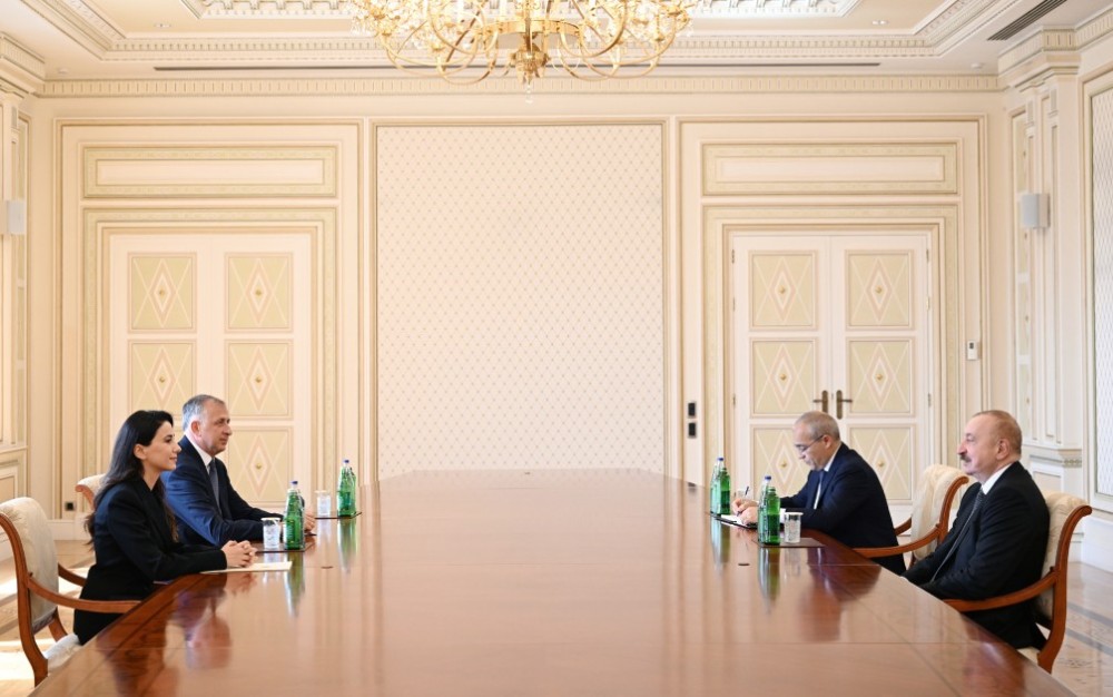 Prezident gürcüstanlı naziri qəbul etdi -FOTOLAR