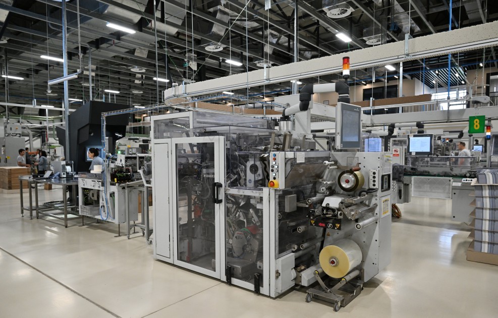 Prezident Ağdamda tütün məmulatlarının istehsalı müəssisəsinin açılışında -FOTOLAR