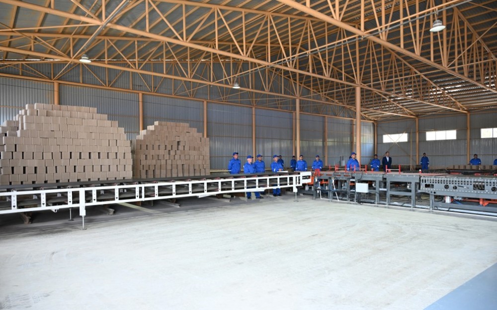 Xocalı kərpic zavodunun açılışı olub -FOTOLAR