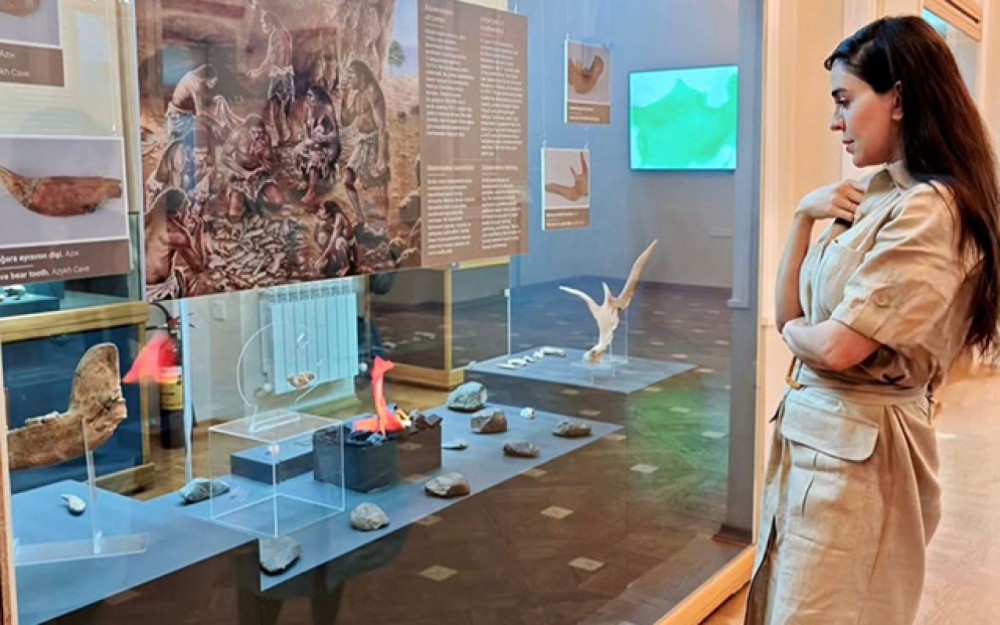 Leyla Əliyeva muzeydə -FOTOLAR