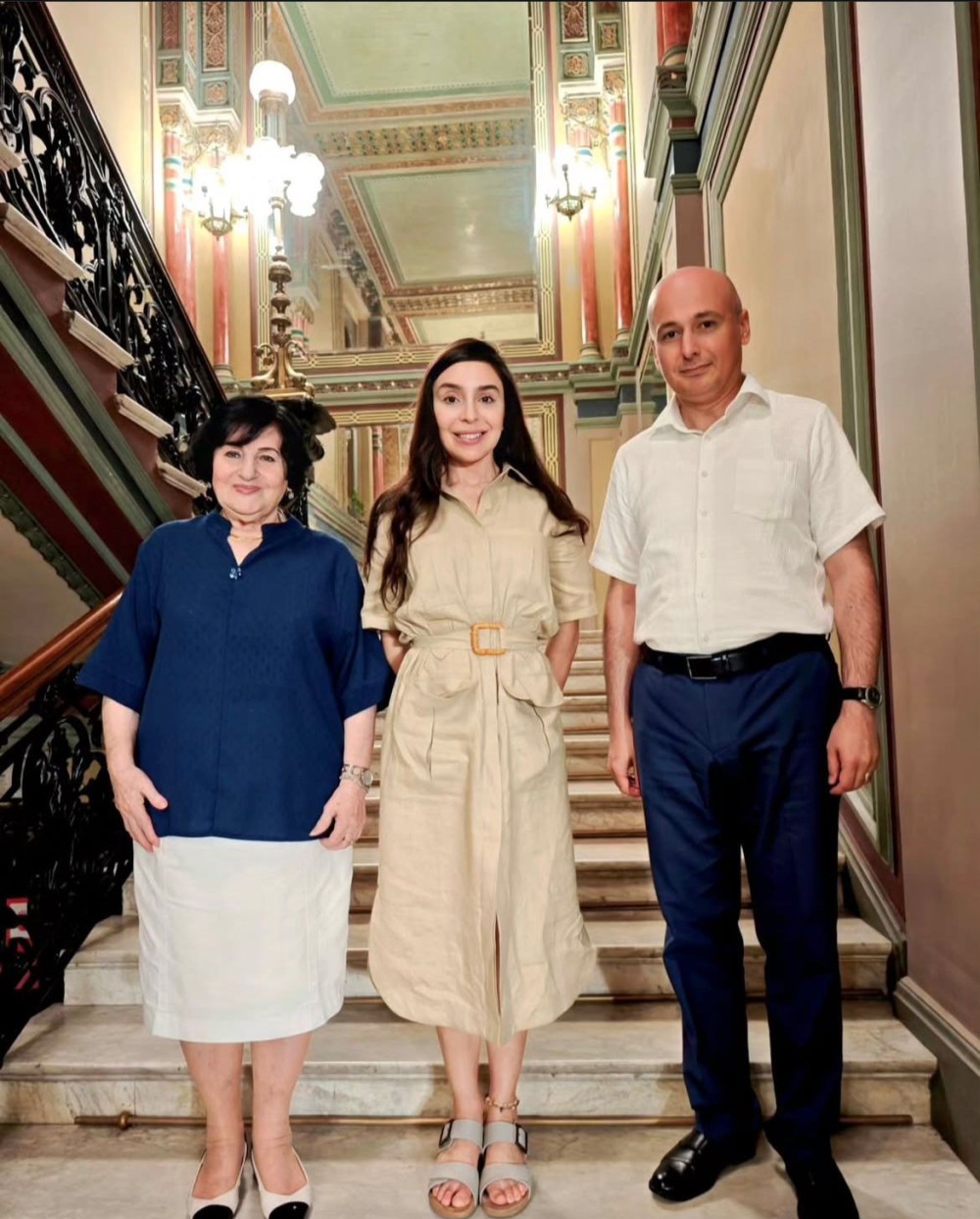 Leyla Əliyeva muzeydə -FOTOLAR