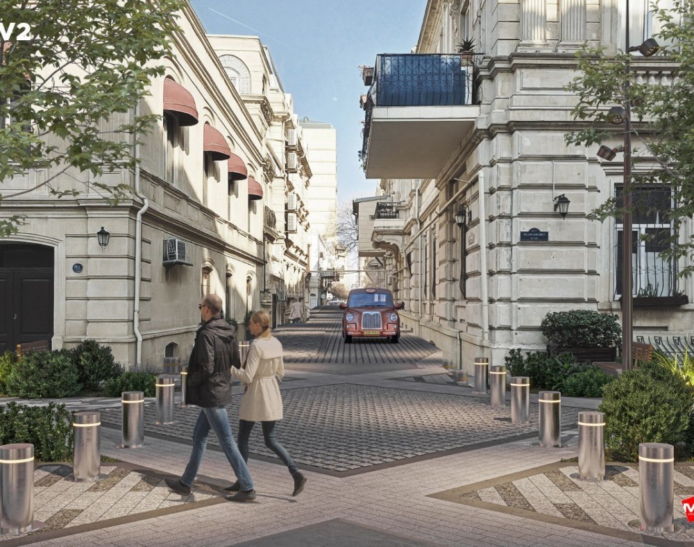 Bu küçədə maşınların hərəkəti qadağan olunur - Piyada zonası yaradılır