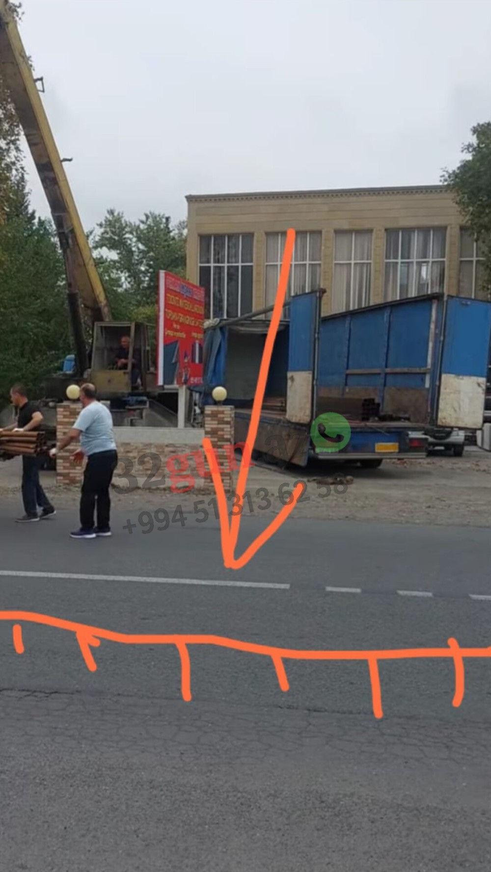 Rəcəb Babaşovun gedən təmir işləri ilə yaxından tanış olduğu Qazaxdakı bu yolgörün nə hala düşdü + VİDEO