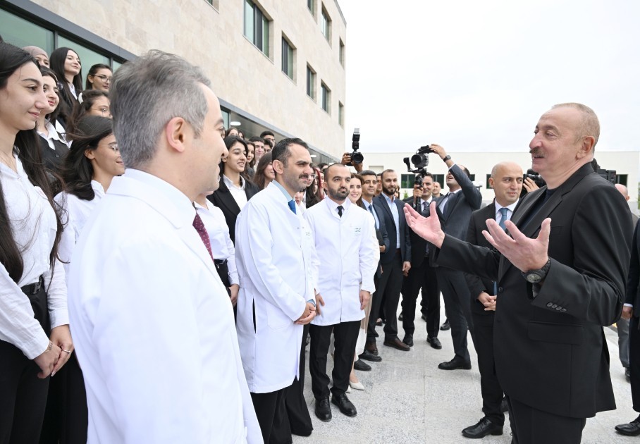 Prezident Xankəndində açılışlar etdi +FOTOLAR