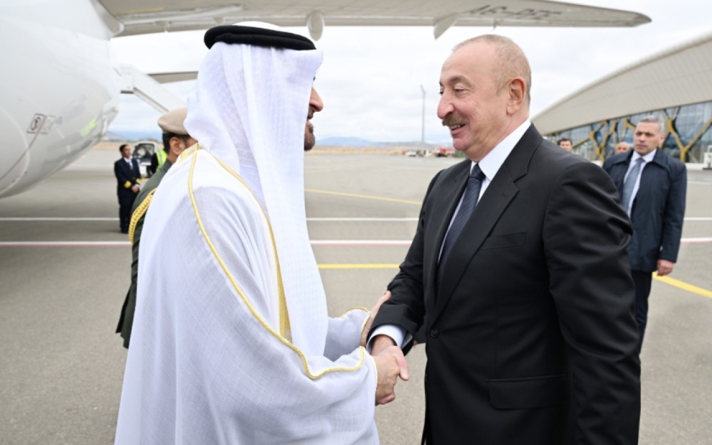 Prezident BƏƏ liderini Füzulidə qarşıladı +FOTOLAR