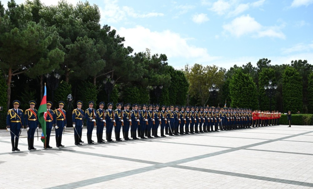 Ruanda Prezidentinin rəsmi qarşılanma mərasimi olub -FOTOLAR