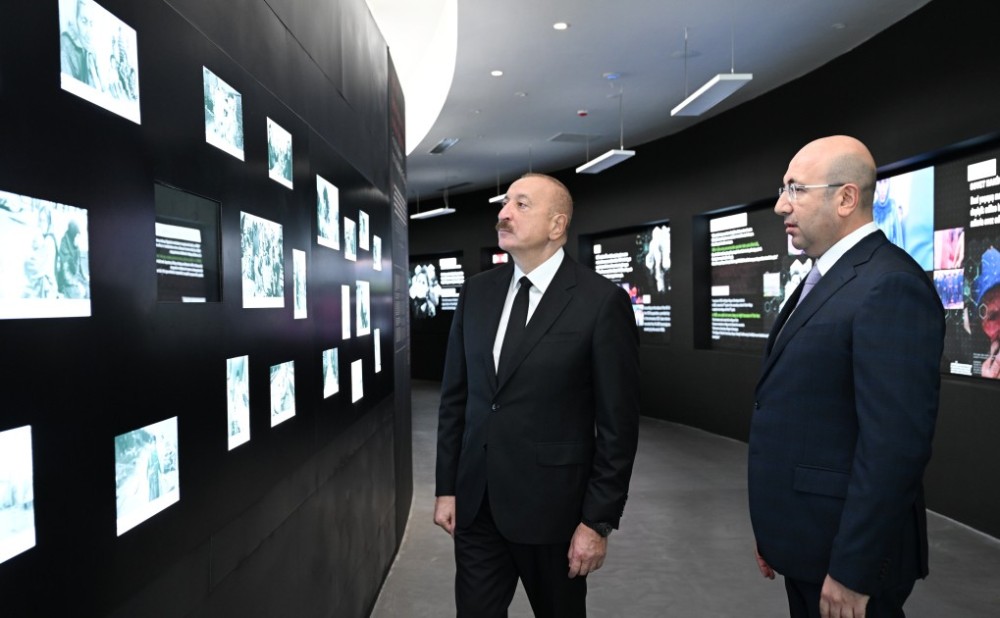 Prezident Gəncə Memorial Kompleksinin açılışını edib /YENİLƏNİB (FOTO)