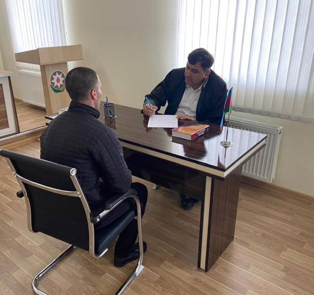 Məhkumlara hüquqi yardım göstərildi- FOTOLAR