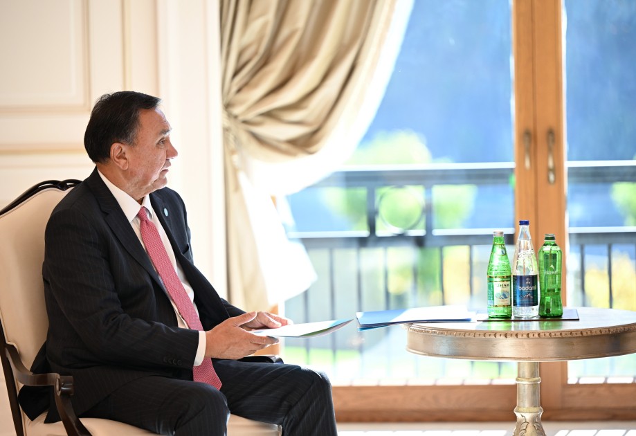 Prezident İlham Əliyev Qəbələdə Türk Dövlətləri Təşkilatının Baş katibini qəbul edib