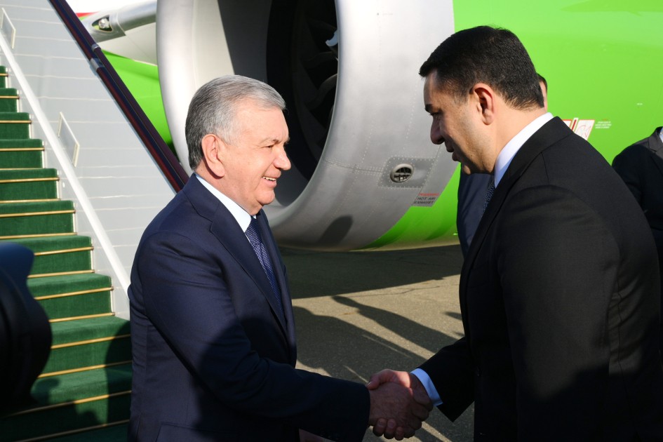 Özbəkistan Prezidenti Şavkat Mirziyoyev Azərbaycanda səfərdədir