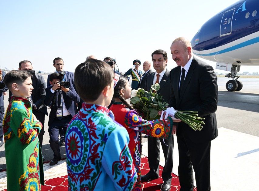 İlham Əliyev Tacikistanda -FOTOLAR