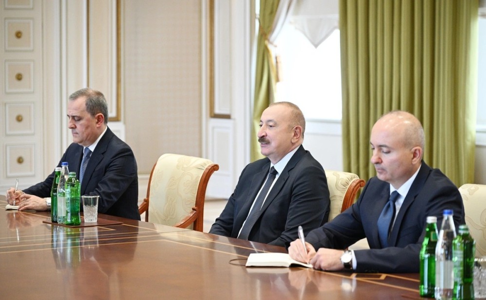 İlham Əliyev ATƏT-in fəaliyyətdə olan sədrini qəbul etdi -FOTOLAR