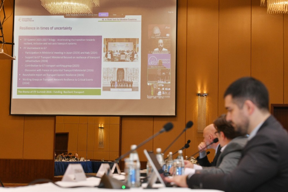 Bakıda Beynəlxalq Nəqliyyat Forumunun (ITF) iclasları keçirilir - FOTOLAR