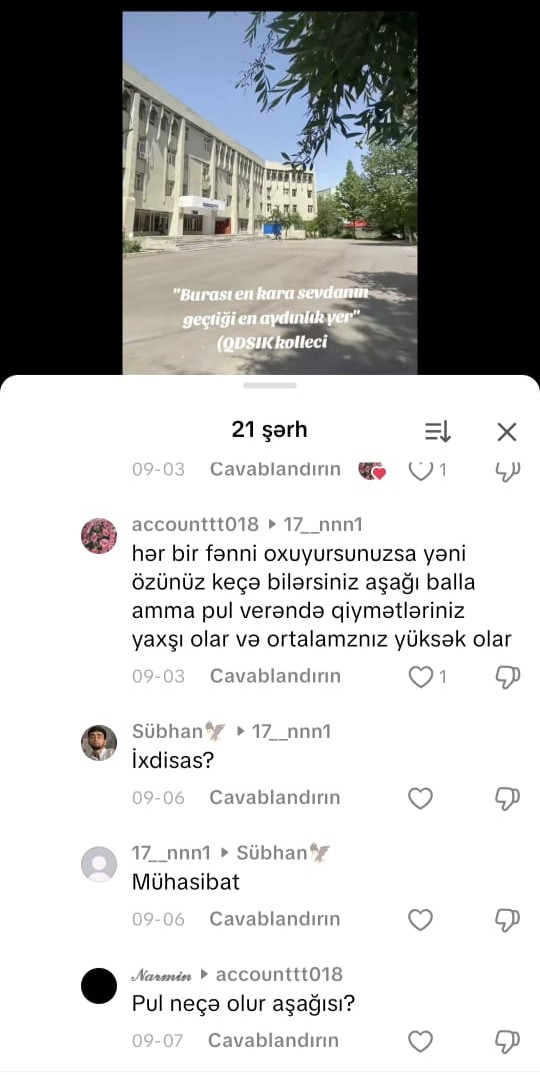 Qazax Dövlət Sosial-İqtisadi Kollecində milli dəyərlərə biganəlik və rüşvət narahatlıq doğurur+ ŞOK İDDİA (FOTO+VİDEO)