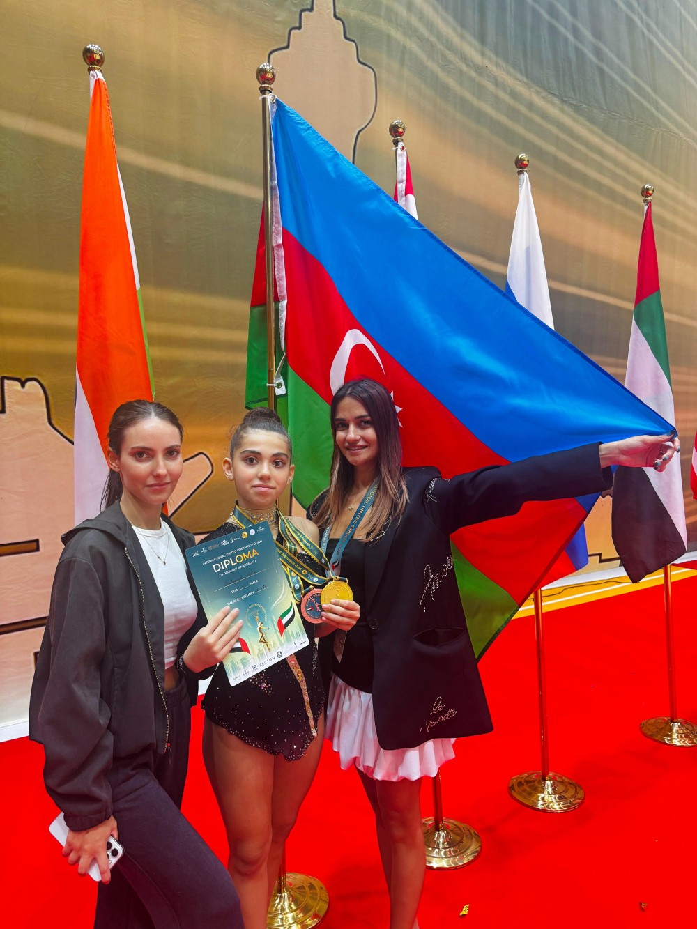 ProSport Gimnastika Klubunun yetirmələri Dubayda keçirilən beynəlxalq turnirdə uğur qazanıblar/ FOTOLAR