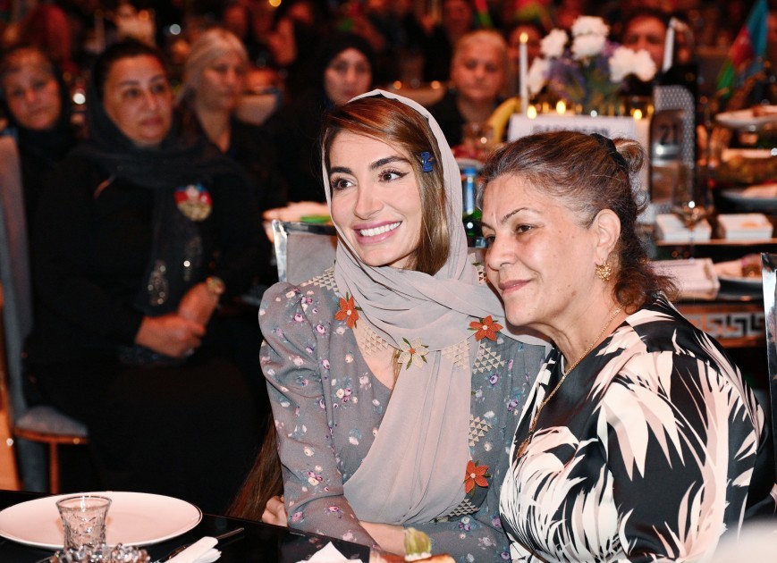 Leyla və Arzu Əliyeva şəhid anaları ilə görüşdülər -FOTOLAR