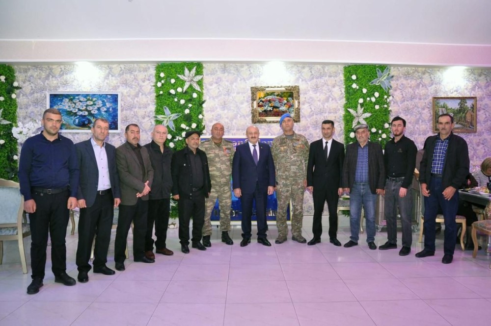 Asif Əsgərovun şəhid ailələri ilə görüşləri davam edir -FOTOLAR