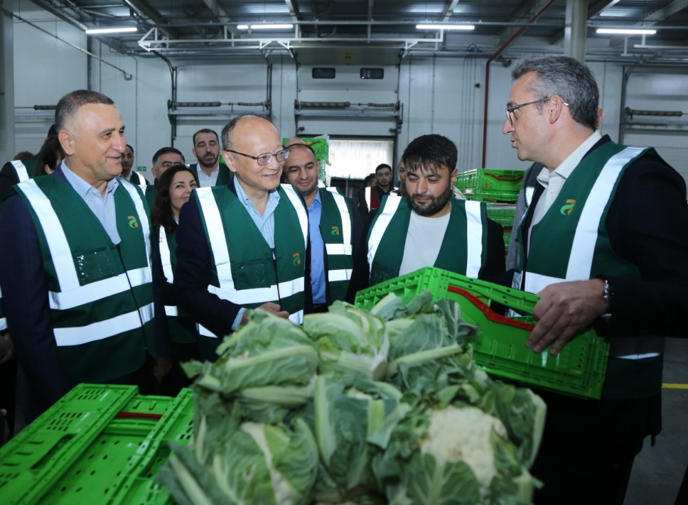 Masato Kanda “Veysəloğlu”nun Məhəmmədi Logistika Mərkəzi ilə tanış olub - FOTOLAR