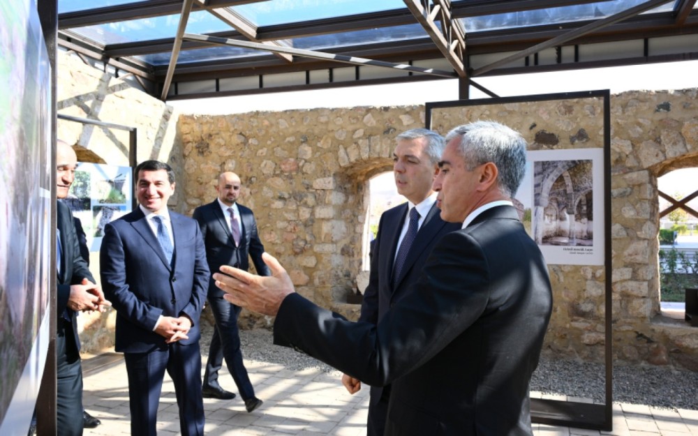 Əlaqələndirmə Qərargahının üzvləri Zəngilanda - FOTOLAR