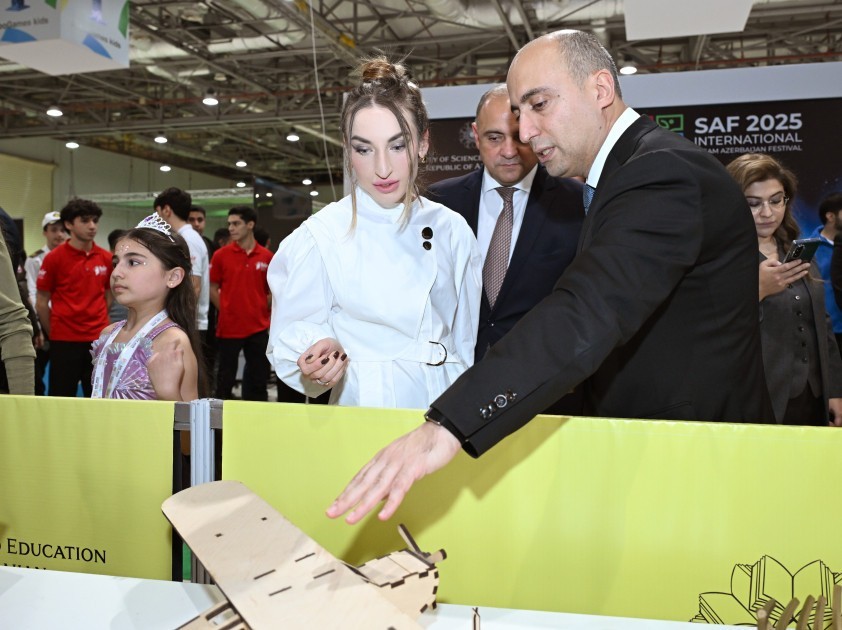 Leyla Əliyeva Beynəlxalq STEAM Azərbaycan Festivalını ziyarət etdi -FOTOLAR