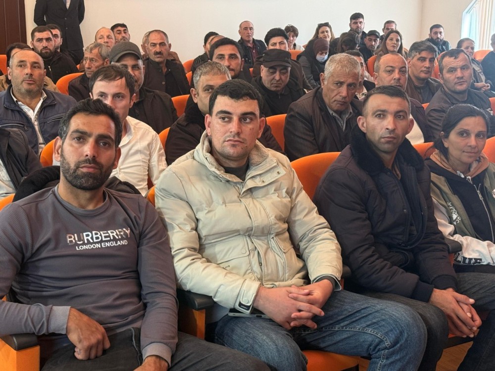 Keçmiş məcburi köçkünlər növbəti dəfə maarifləndirildi -FOTOLAR