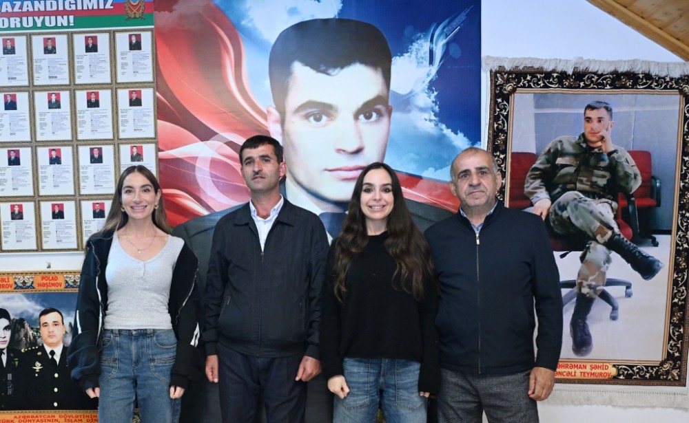 Leyla və Arzu Əliyeva Pəncəli Teymurovun ailəsini ziyarət etdilər -FOTOLAR