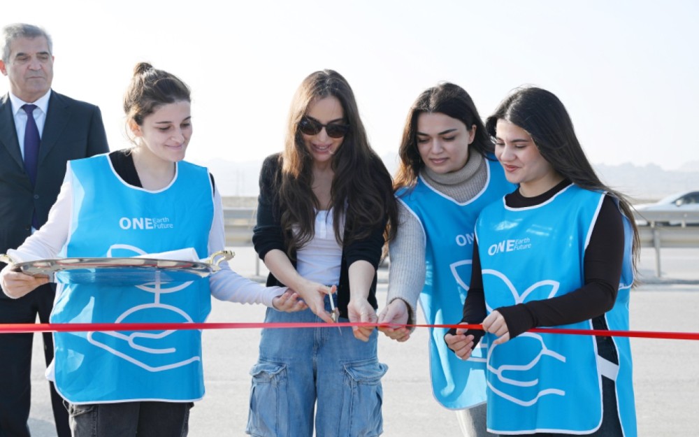 Leyla Əliyeva Qaradağda yeni parkın açılışında- FOTOLAR