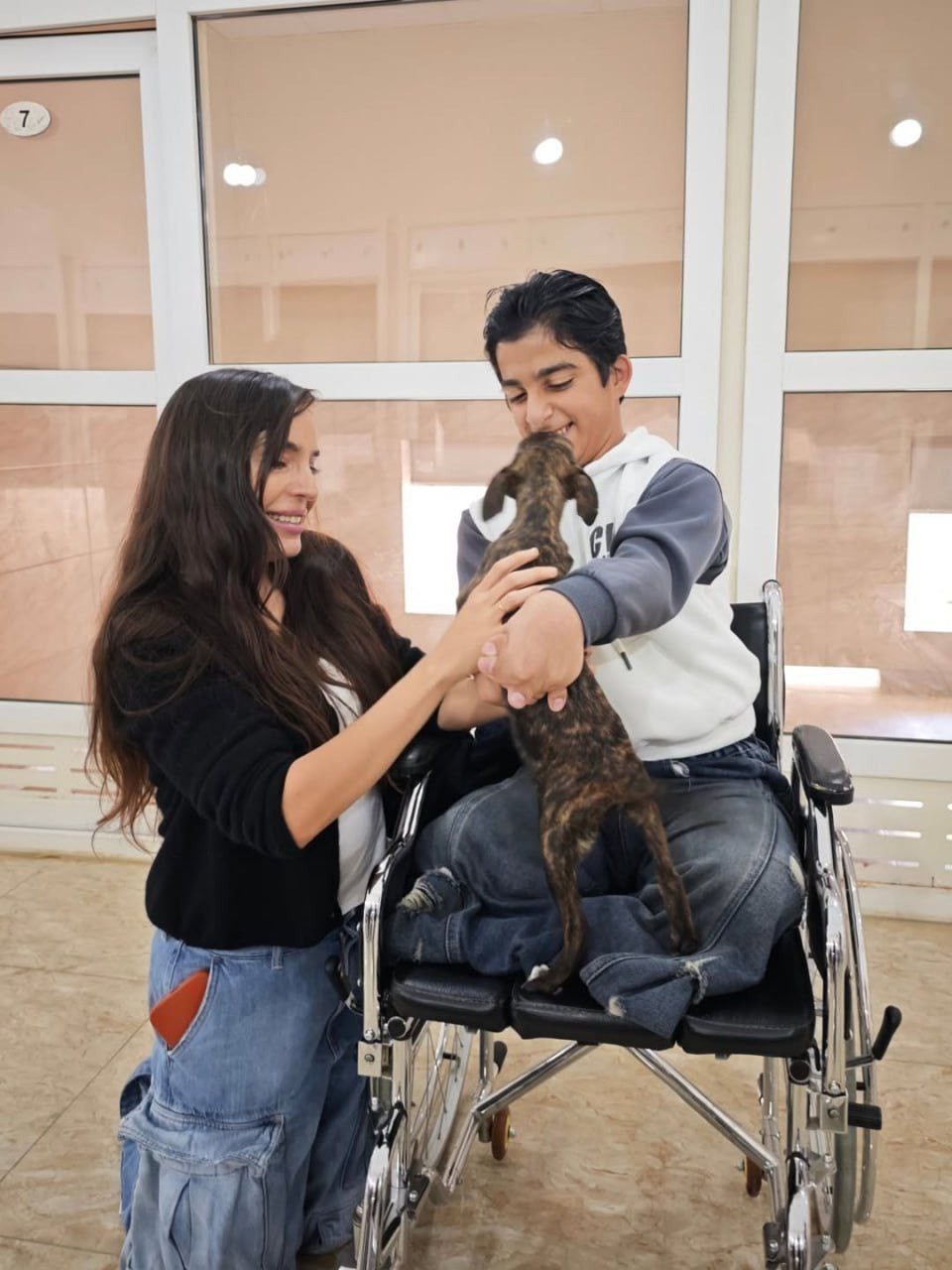 Leyla Əliyeva Heyvanlara Qayğı Mərkəzində -FOTOLAR