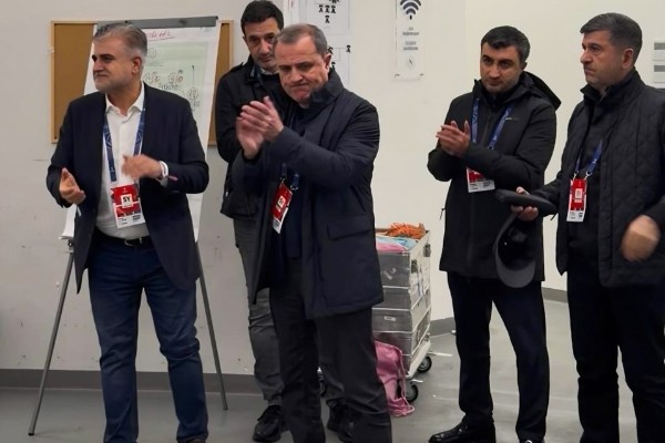 Nazir “Napoli” - “Qarabağ” oyununu stadiondan izləyib -FOTOLAR