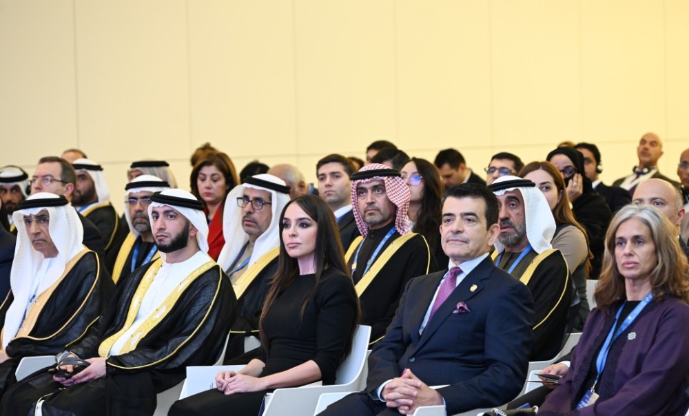 Leyla Əliyeva beynəlxalq konfransda çıxış etdi -FOTOLAR