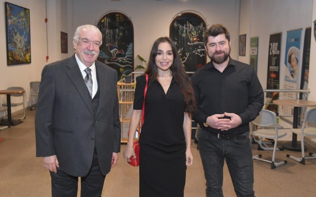 Leyla Əliyeva Heydər Əliyevin xatirə gecəsində -FOTOLAR