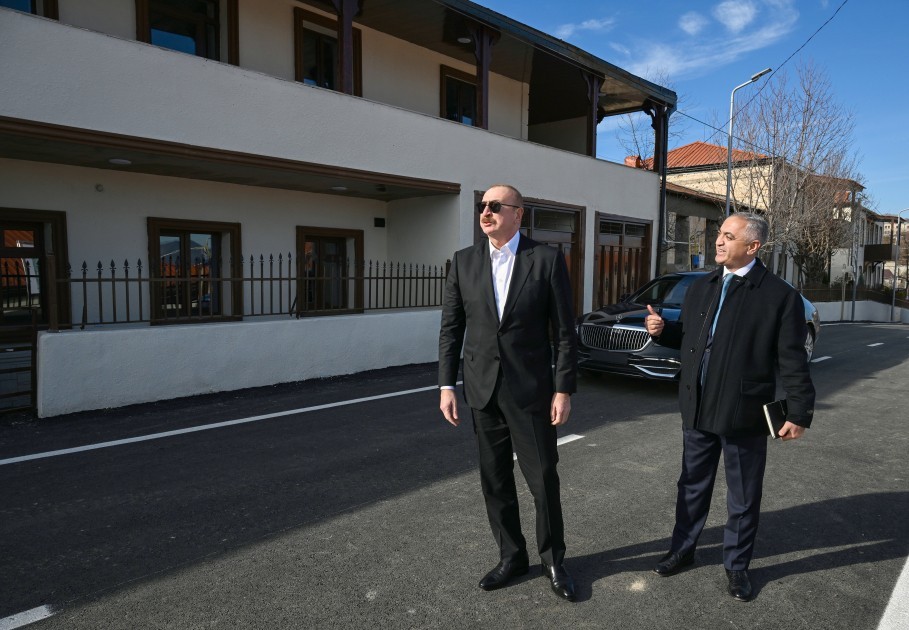 İlham Əliyev Xankəndidə -FOTOLAR