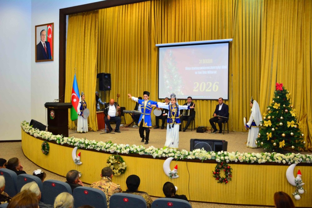 Ağstafada Yeni il münasibəti ilə bayram tədbiri keçirilib -FOTOLAR