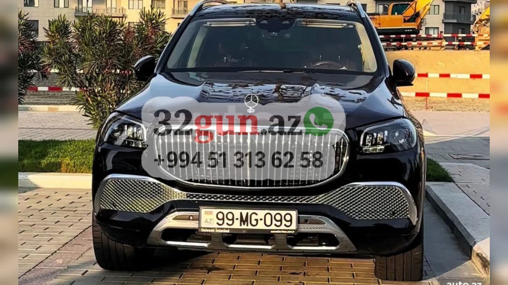 Yarım milyonluq “Maybach”  görün  kimin imiş–99-MG-099 nömrəsinin sirri açıldı + FOTO